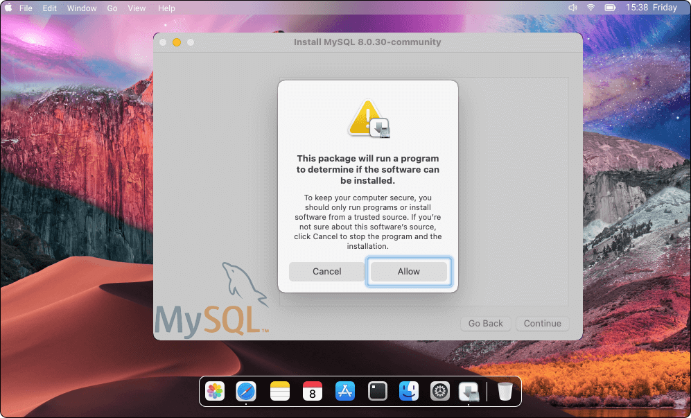 download and install mysql on mac