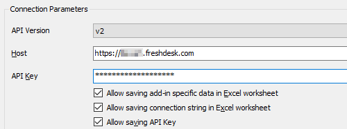 Connect Excel to Freshdesk